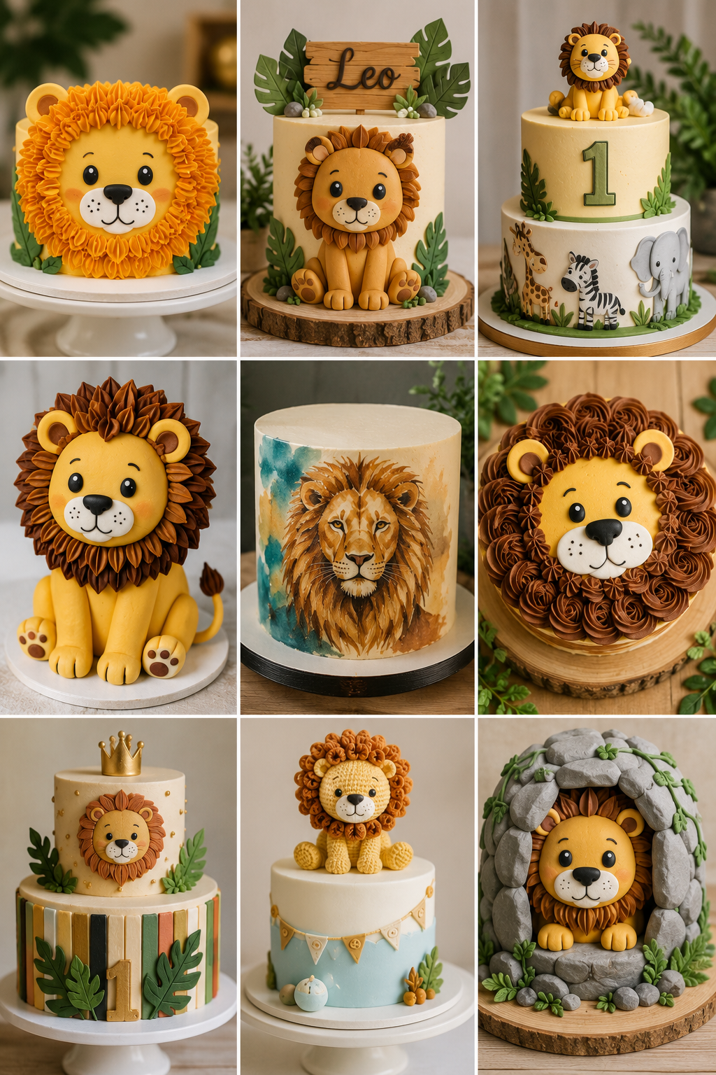 Lion Birthday Cake Ideas: Wild Designs for Every Celebration %title % lion birthday cake ideas 6