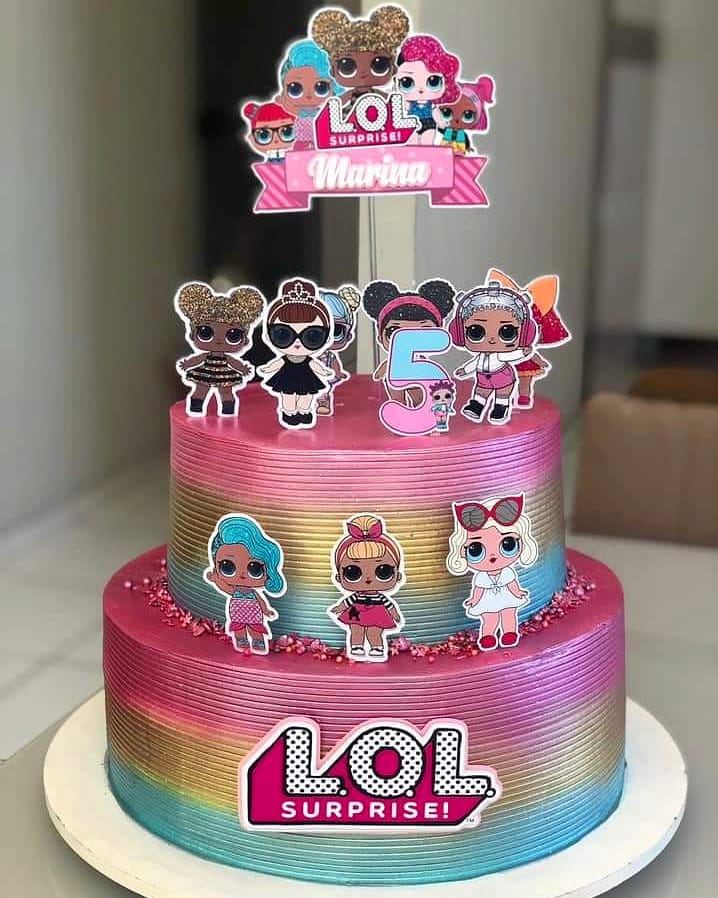 25+ LOL Birthday Cake