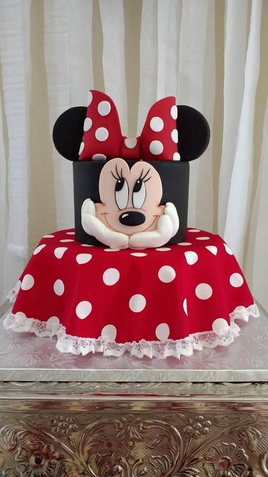 Minnie Mouse Pink Cake