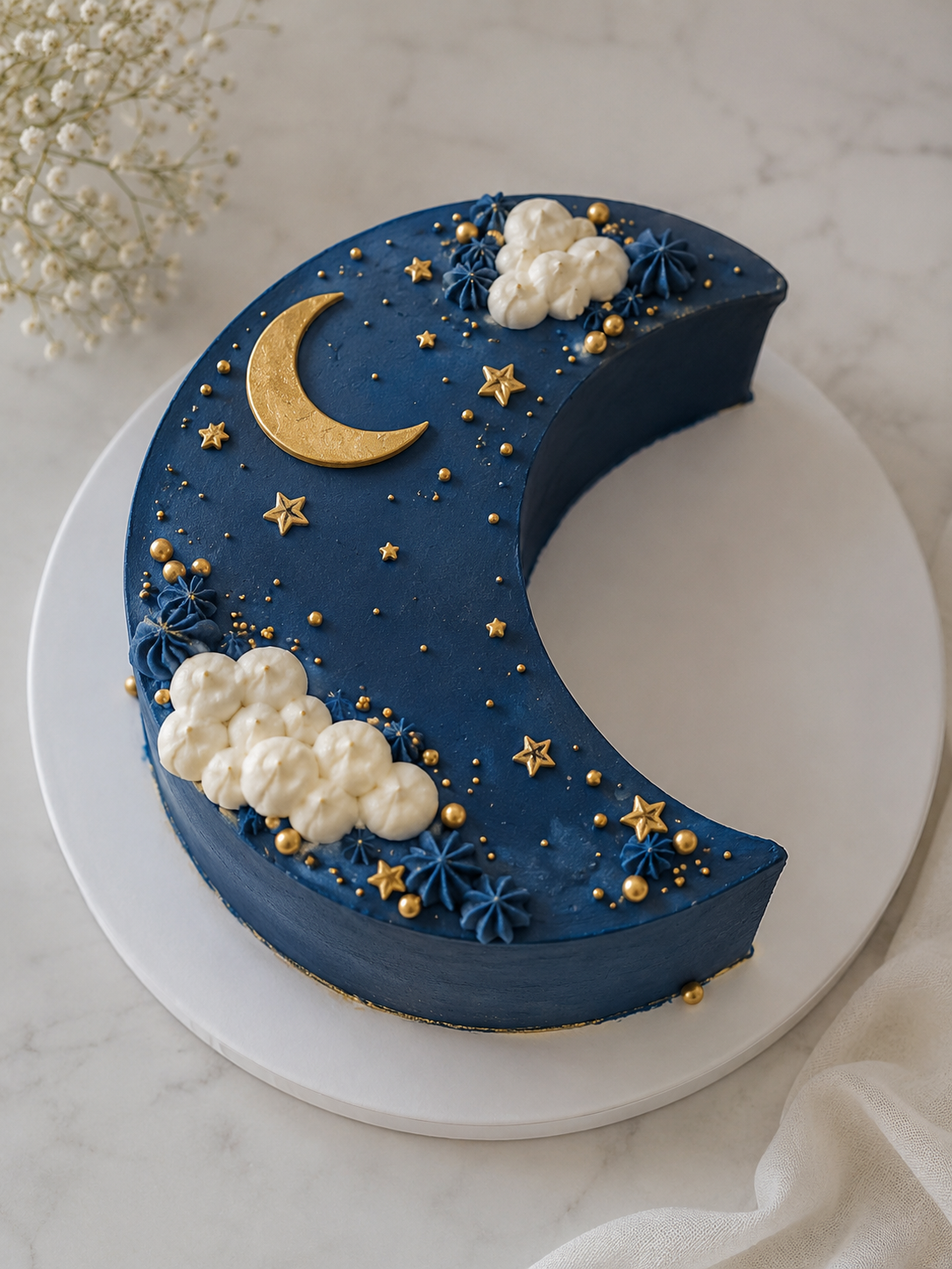 Stunning moon-shaped cake ideas for every occasion %title % moon shaped cake ideas for every occasion 1