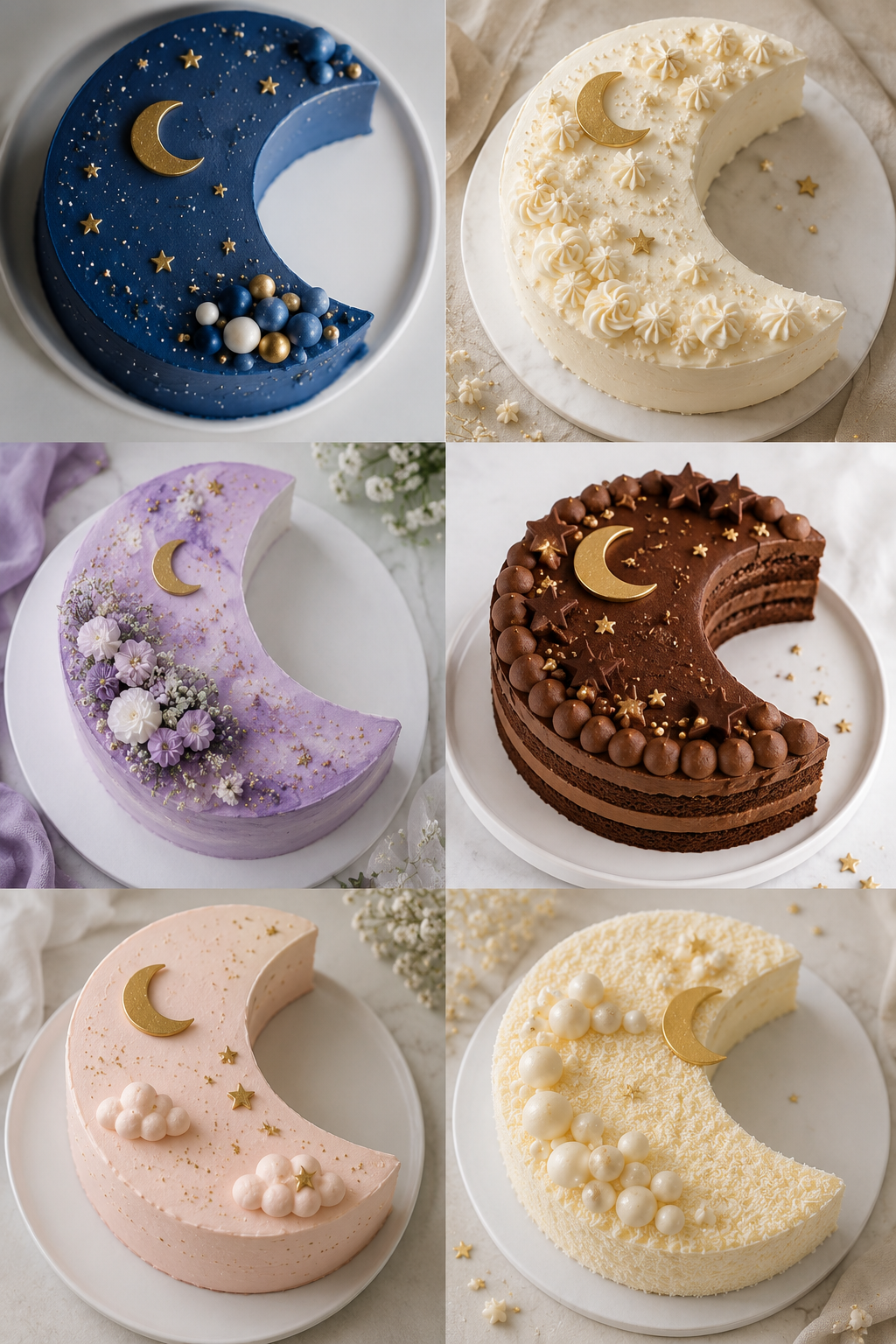 Stunning moon-shaped cake ideas for every occasion %title % moon shaped cake ideas for every occasion 5