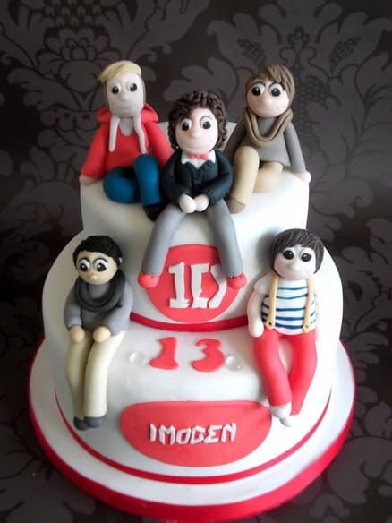 Personalised 1D One Direction 7.5 Inch Real Decor Icing Cake - Etsy