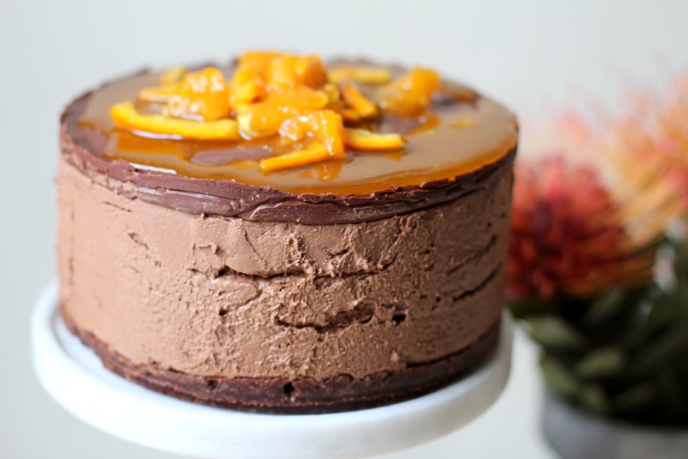 orange chocolate mousse