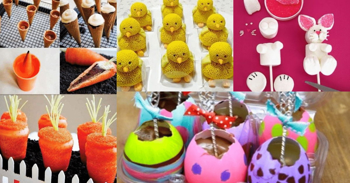original and creative sweets for easter