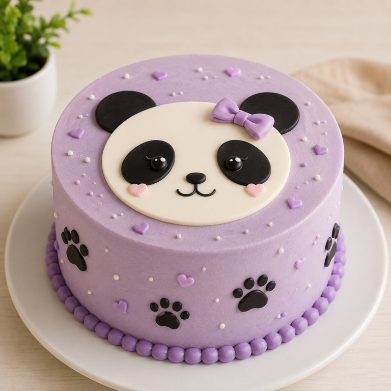 Panda-Themed Decorated Cake Recipe %title % panda themed decorated cake recipe 1