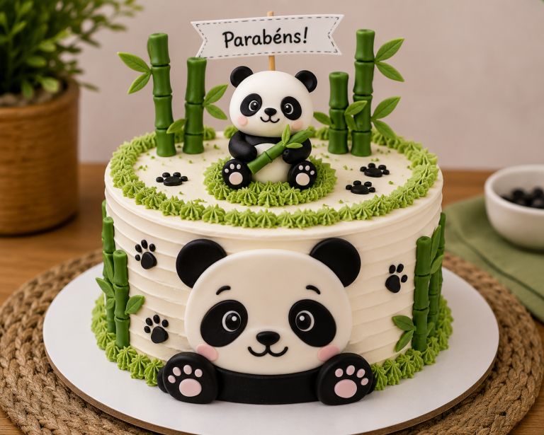 Panda-Themed Decorated Cake Recipe %title % panda themed decorated cake recipe 6