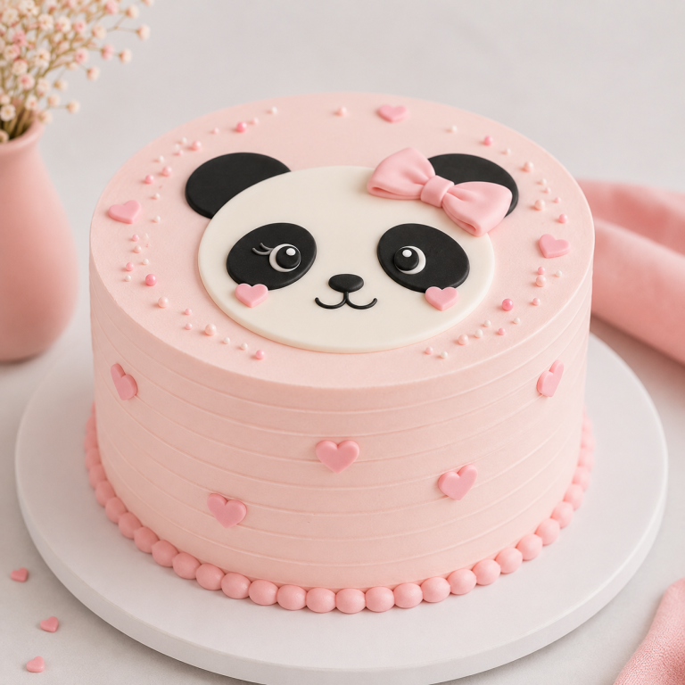 Panda-Themed Decorated Cake Recipe %title % panda themed decorated cake recipe 7