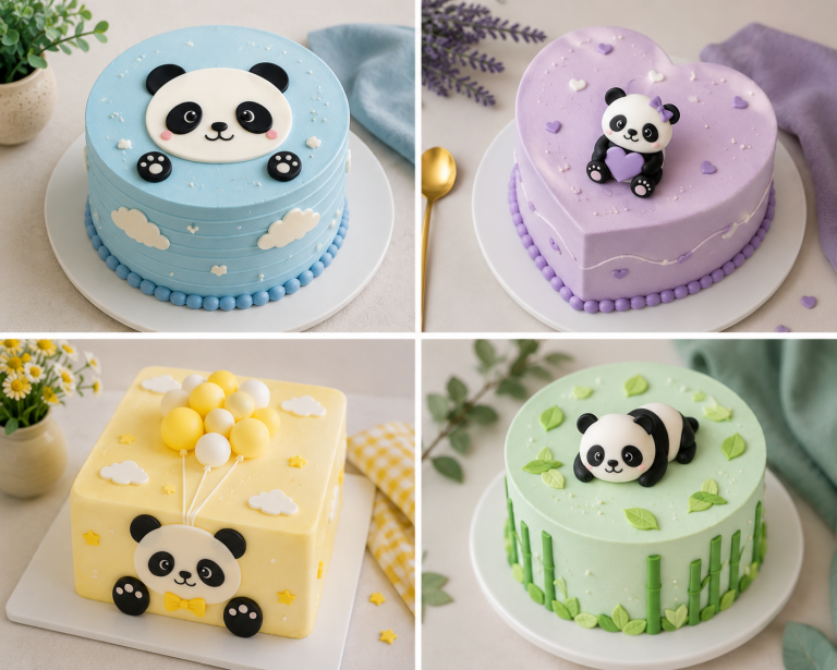 Panda-Themed Decorated Cake Recipe %title % panda themed decorated cake recipe