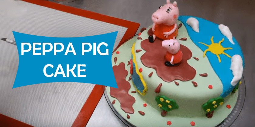 peppa pig cake