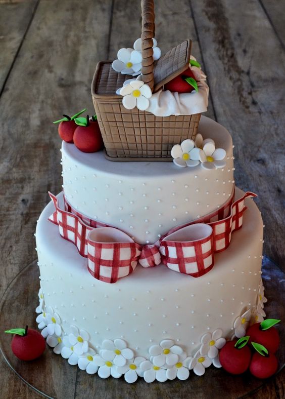 Rustic Chocolate Picnic Cake - Jellibean Journals