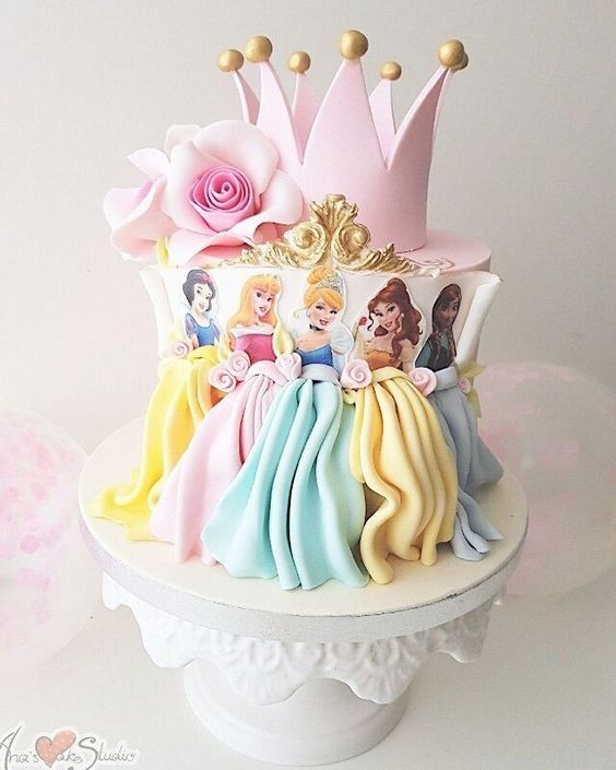 princess birthday cake 10