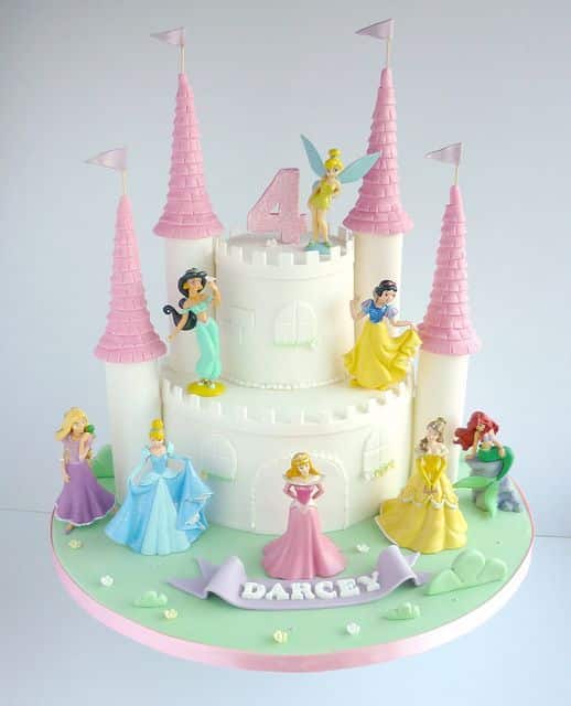 princess birthday cake 12