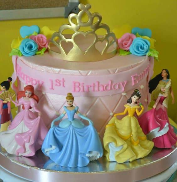 princess birthday cake 8