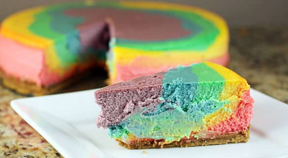 rainbow cheesecake