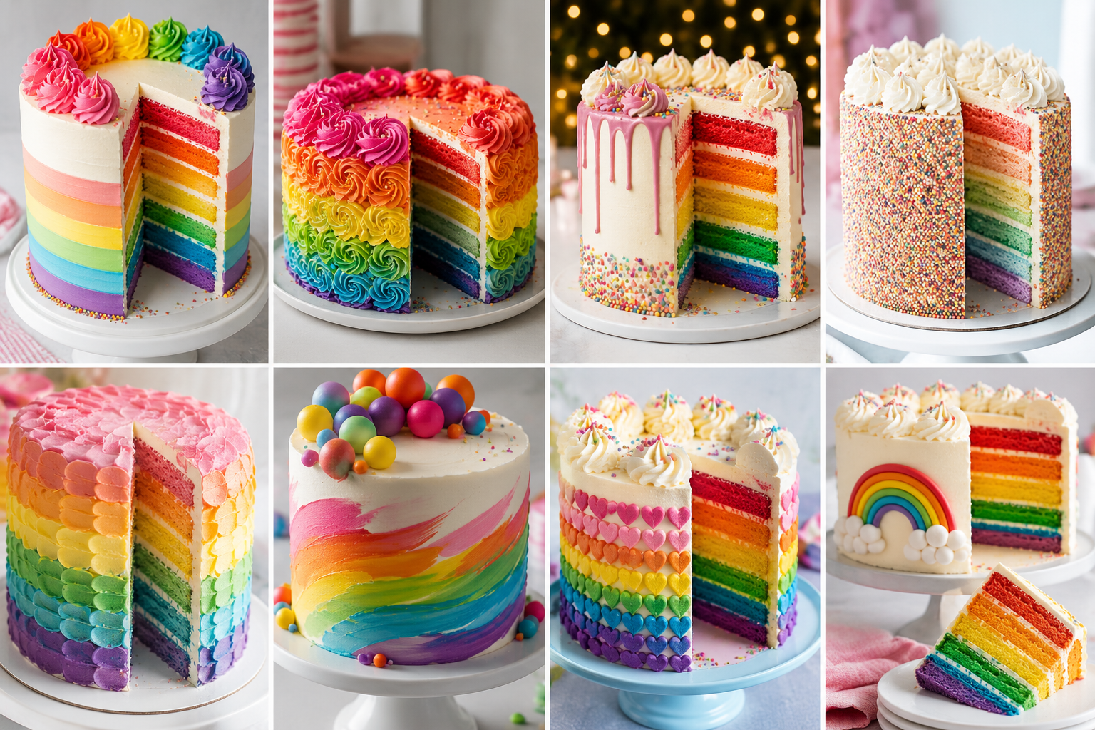 Rainbow Themed Cake Ideas: Colorful Designs for Bright, Joyful Celebrations %title % rainbow themed cake ideas