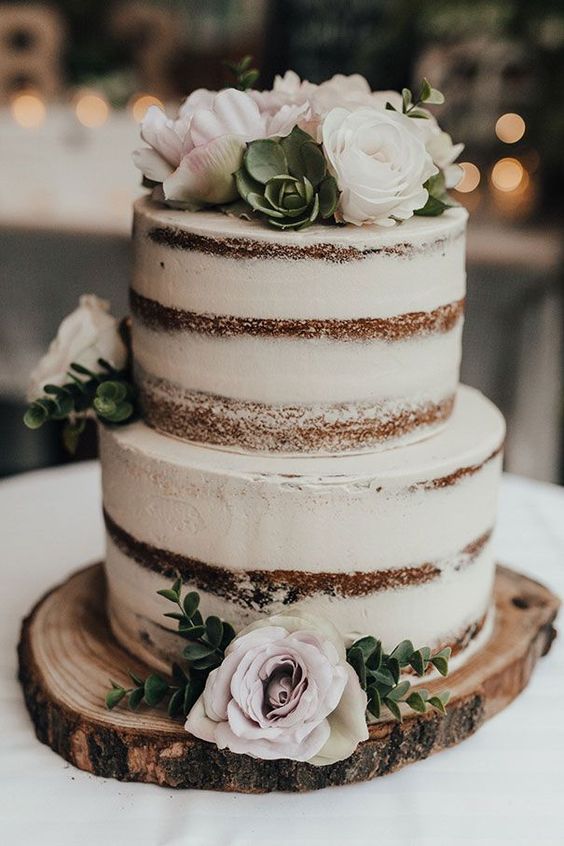 rustic wedding cake 5