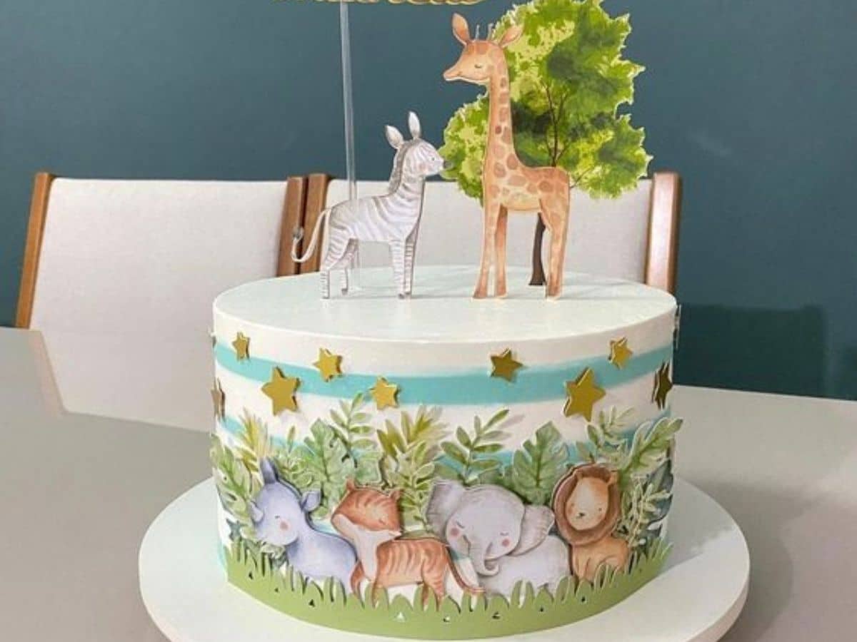 safari birthday cakes ideas 10