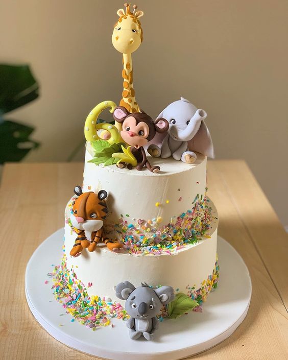 safari birthday cakes ideas 7