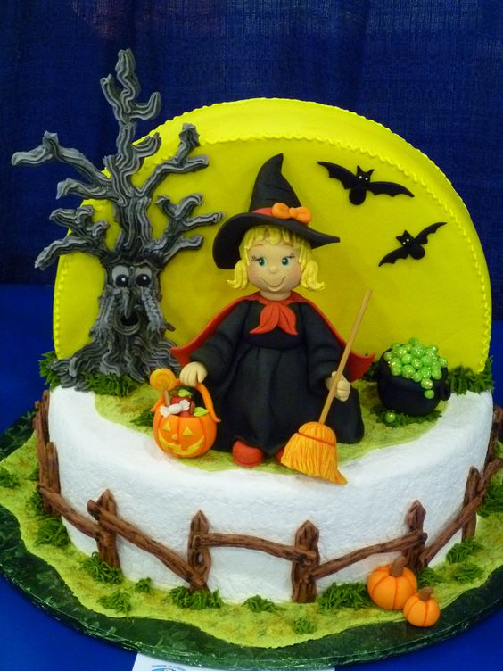 scary witch cakes for halloween 11