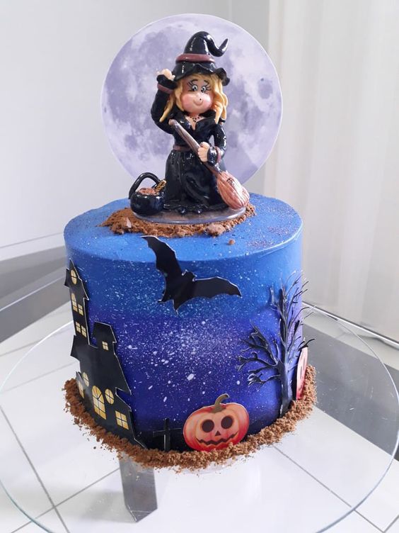 scary witch cakes for halloween 5