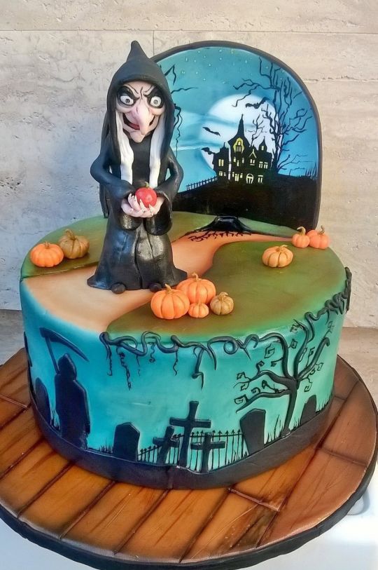 scary witch cakes for halloween 8