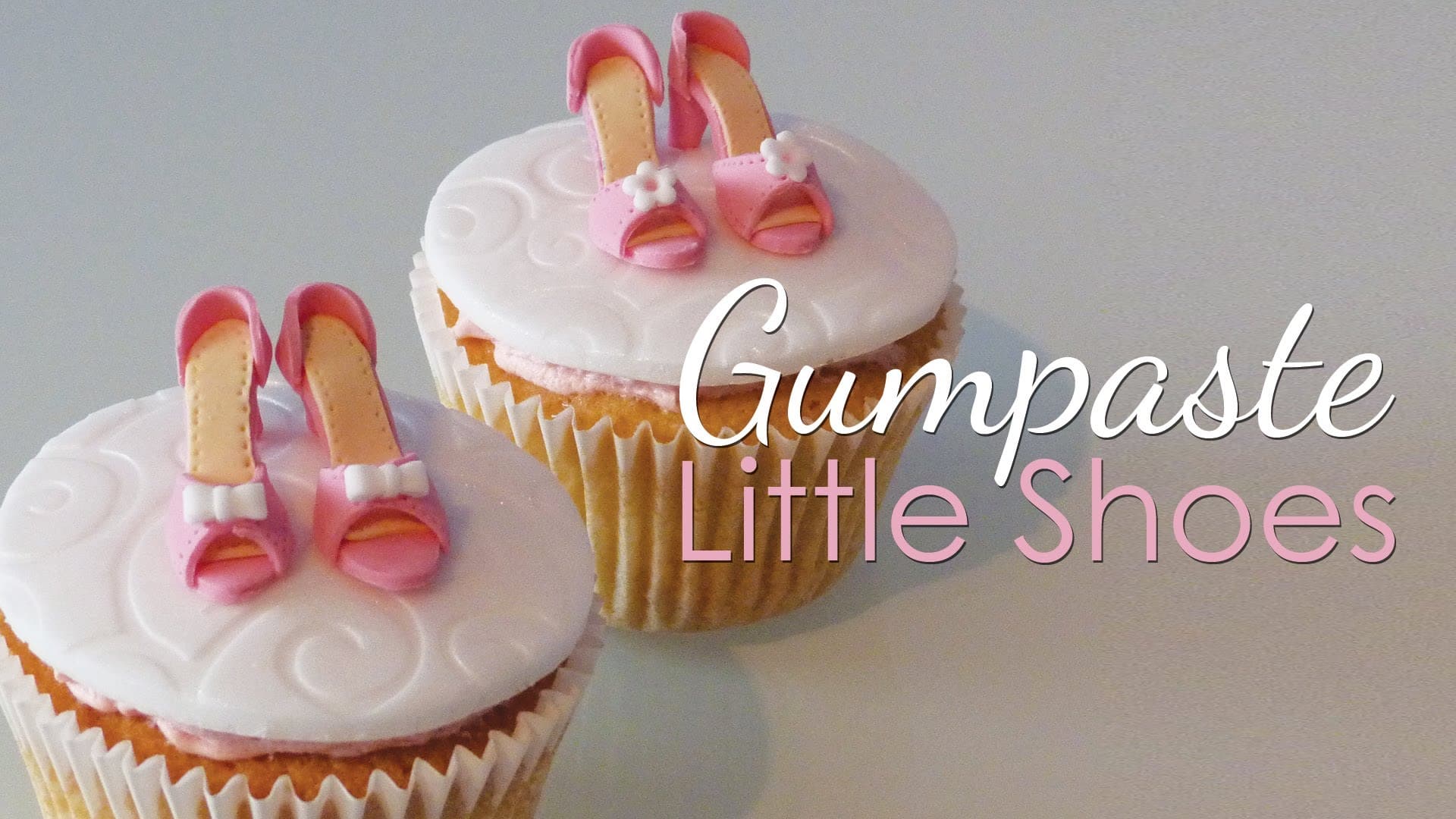 shoes cupcakes tutorial