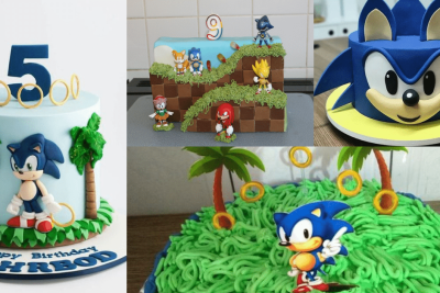 Sonic the Hedgehog Cake double tier