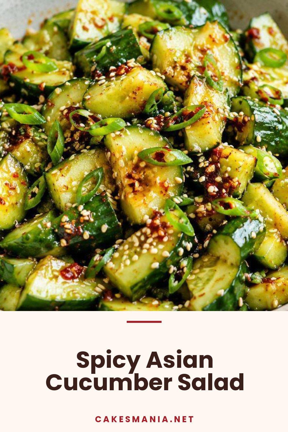 Spicy Asian Cucumber Salad