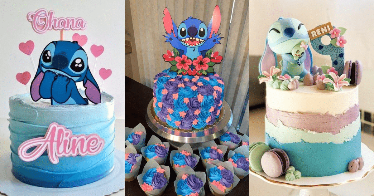 stich themed cake ideas