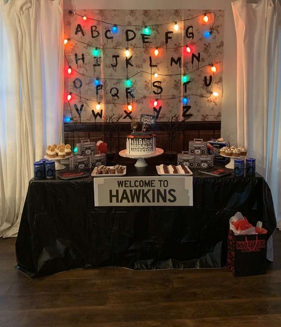 stranger things party ideas 7