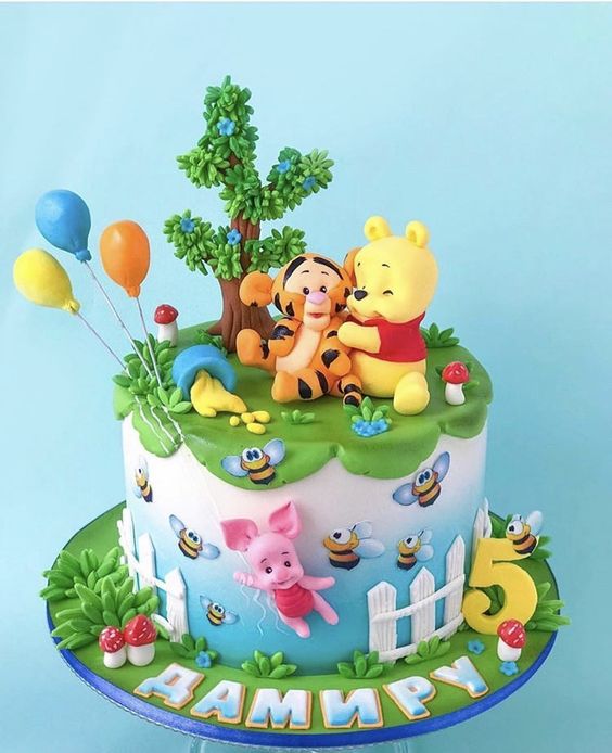 Winnie The Pooh Birthday Cake