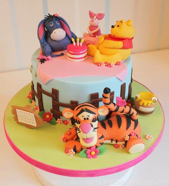 Winnie The Pooh Birthday Cake