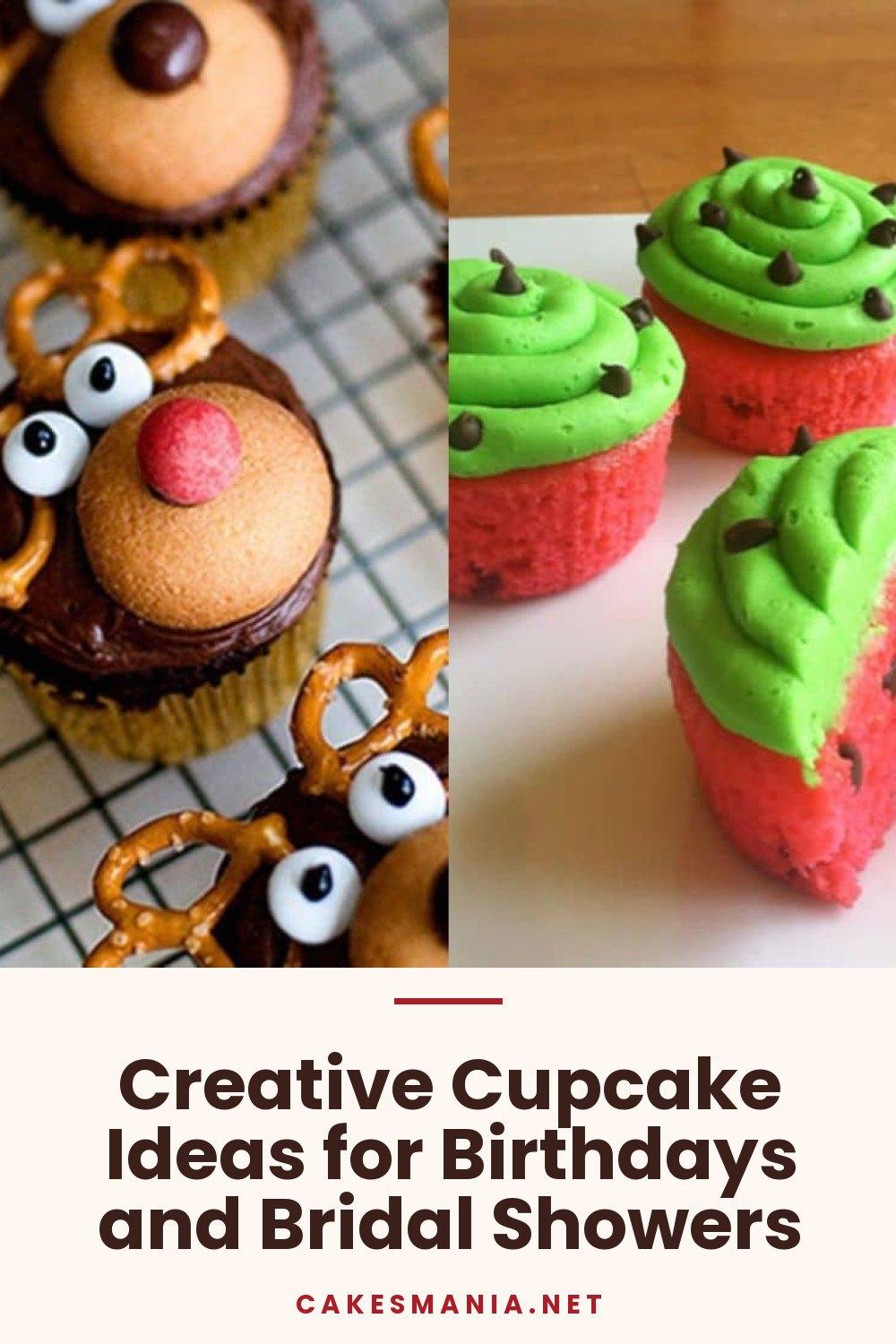 Creative Cupcake Ideas for Birthdays and Bridal Showers